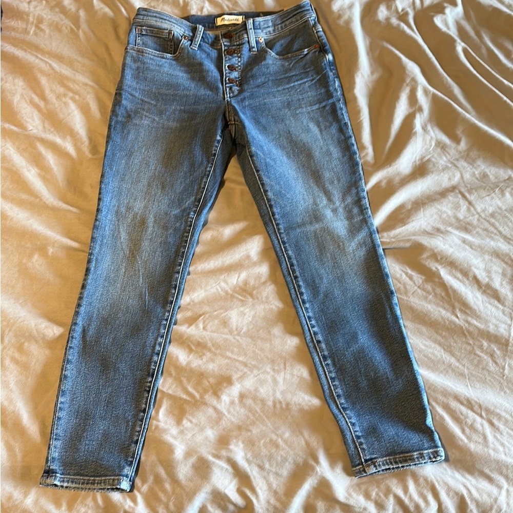 NWT Madewell Mid-Rise Skinny Crop Jeans